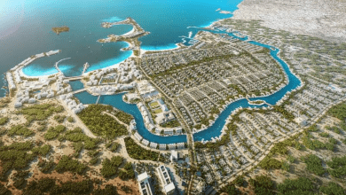 A rendering of Imkan's AlJurf project in Abu Dhabi.