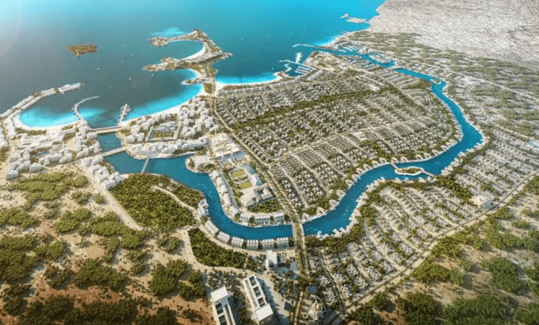 A rendering of Imkan's AlJurf project in Abu Dhabi.