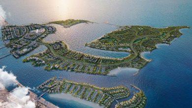 A view of the Dubai Islands.