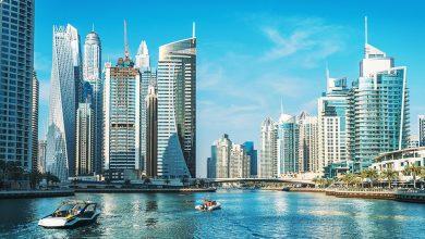 Panorama of Dubai Marina in UAE, modern skyscrapers and port with luxury yachts Source: techbullion.com