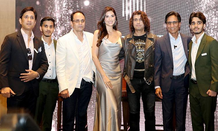 Dugasta Properties unveiled its brand identity with brand ambassadors Sonu Nigam and Elnaaz Norouzi at an event in Dubai. Source: gulftoday.ae