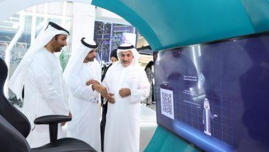 Sultan Butti Bin Mejren, Director General of the Dubai Land Department; Abdulqader Mousa, Chairman of the RDC; and Khalifa Al Zeraim Al Suwaidi; discuss the Dubai Land Department's RDC's new digital initiatives at Gitex Global 2023 on Tuesday. Image Credit: Supplied