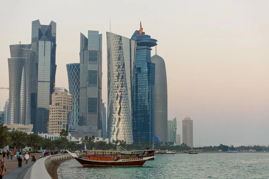 DOHA, QATAR - JANUARY 24: Views of the skyscraper skyline in Doha City, on the Corniche in Doha Bay. The county of Qatar will play host to the FIFA World Cup in 2022. (Photo by Matthew Ashton - AMA via Getty Images) Image for illustrative purpose Source: Zawya.com