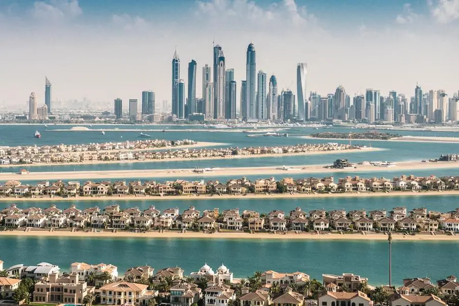 The palm Jumeirah in Dubai with skyline. Image used for illustrative purpose. Source: Zawya.com