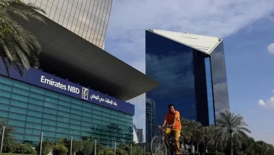 A view of Emirates NBD head office in Dubai, UAE January 30, 2018. Image used for illustrative purpose. Reuters/Satish Kumar Source: Zawya.com