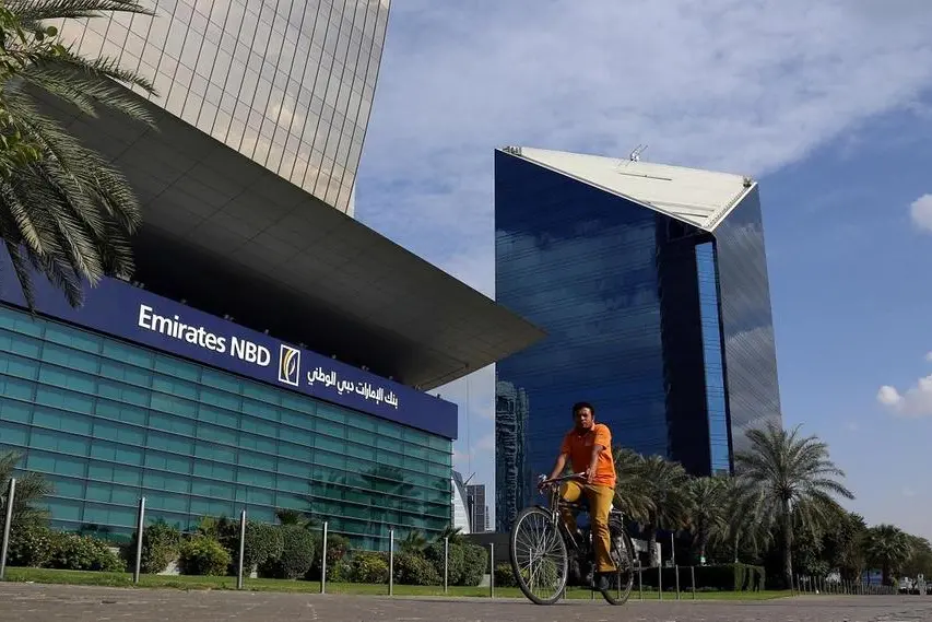 A view of Emirates NBD head office in Dubai, UAE January 30, 2018. Image used for illustrative purpose. Reuters/Satish Kumar Source: Zawya.com