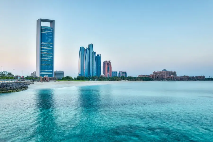 Sunrise over the Abu Dhabi corniche. Getty Images Image used for illustrative purpose. Source: Zawya.com