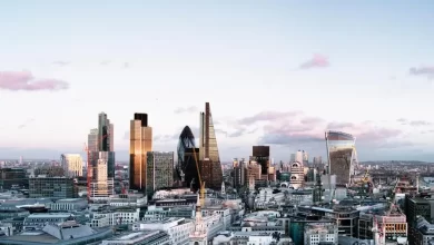 UK,London,City skyline at sunset. Getty Images Image used for illustrative purposes. Source: Zawya.com