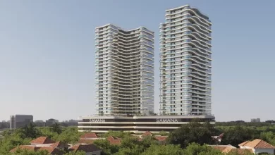 Samana Barari Twin Towers in Majan Dubai. Image Courtesy: Samana Developers Source: Zawya.com