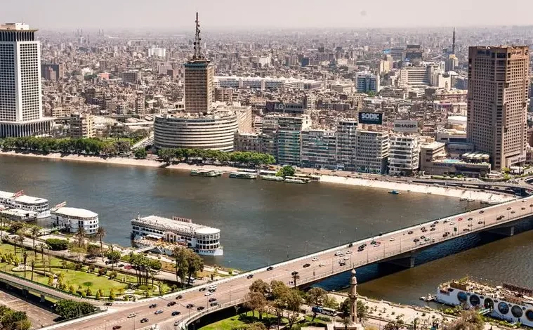A panoramic image of Cairo city, it was taken in April 2009, it show the Nile and one of the bridges between the two banks and the vehicles crossing in two directions. Getty Images Source: Zawya.com
