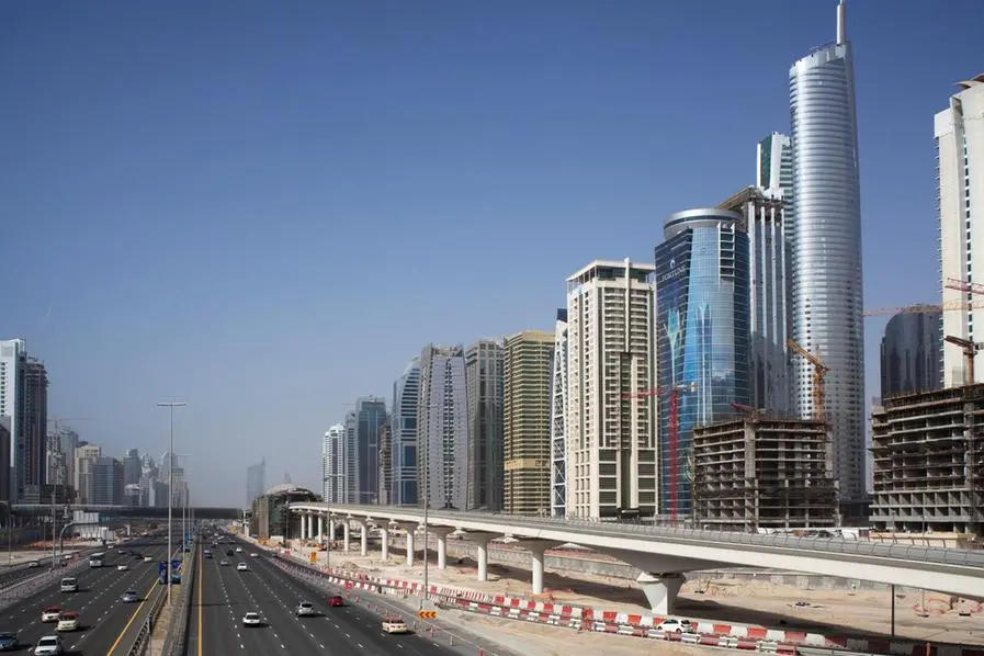 Image used for illustrative purpose. A view of Jumeirah Lakes Towers from Sheikh Zayed Road in Dubai. Getty Images/John Lamb Source: Zawya.com