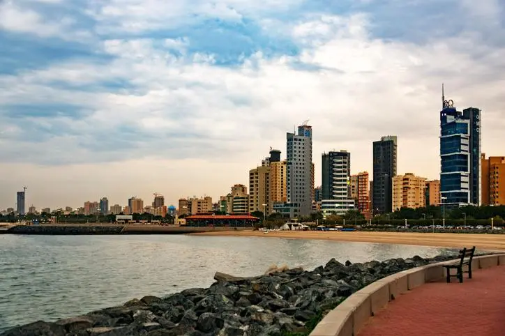 Image used for illustrative purpose. Panoramic view of Kuwait City at dusk. Getty Images. Emad Aljumah Source: Zawya.com