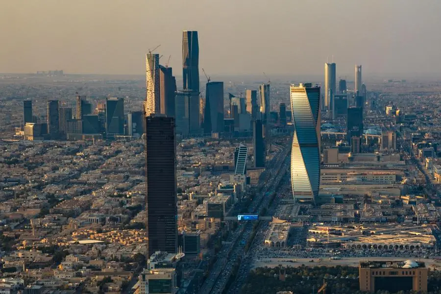 Birds eye view of the skyline of Riyadh, Saudi Arabia. Source: Zawya.com