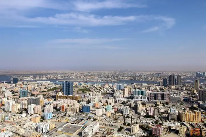 The Emirate of Ajman is one of the seven states constituting the United Arab Emirates.beautiful skyline of Ajman with clouds fading away . Getty Images fahadee.com