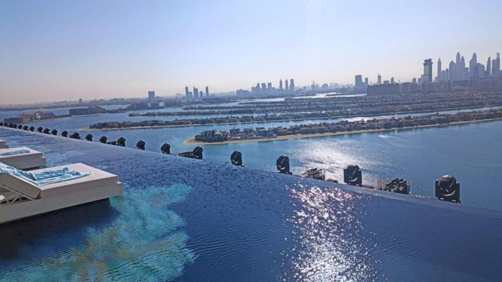 A view of the Palm Jumeirah from Atlantis the Royal residences. Unprecedented demand for the Dubai property market has prompted developers to launch new projects. — File photo