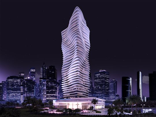 The architecturally stunning tower redefines luxury living in the heart of Abu Dhabi