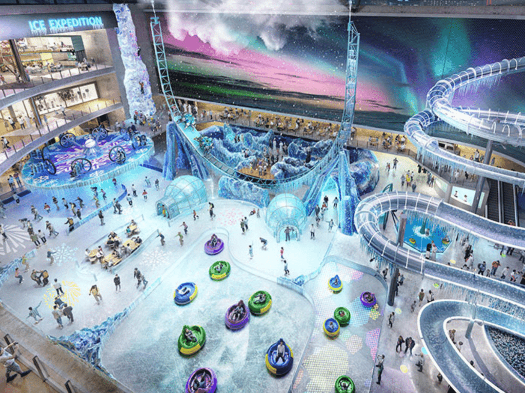 The Ice Adventure proposed for Dubai Square. Credit: Emaar Properties