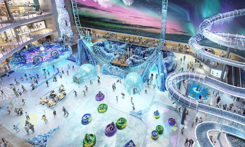 The Ice Adventure proposed for Dubai Square. Credit: Emaar Properties