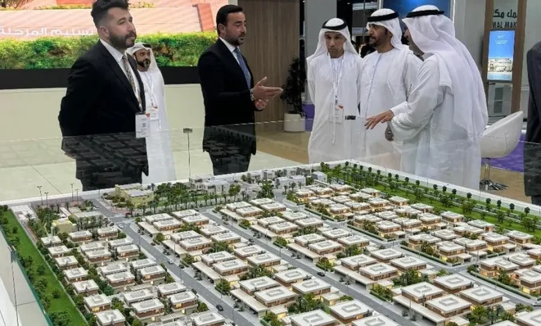 During the participation of the SCCI in the ACRES Real Estate Exhibition in Dubai. Image Courtesy: Sharjah Chamber